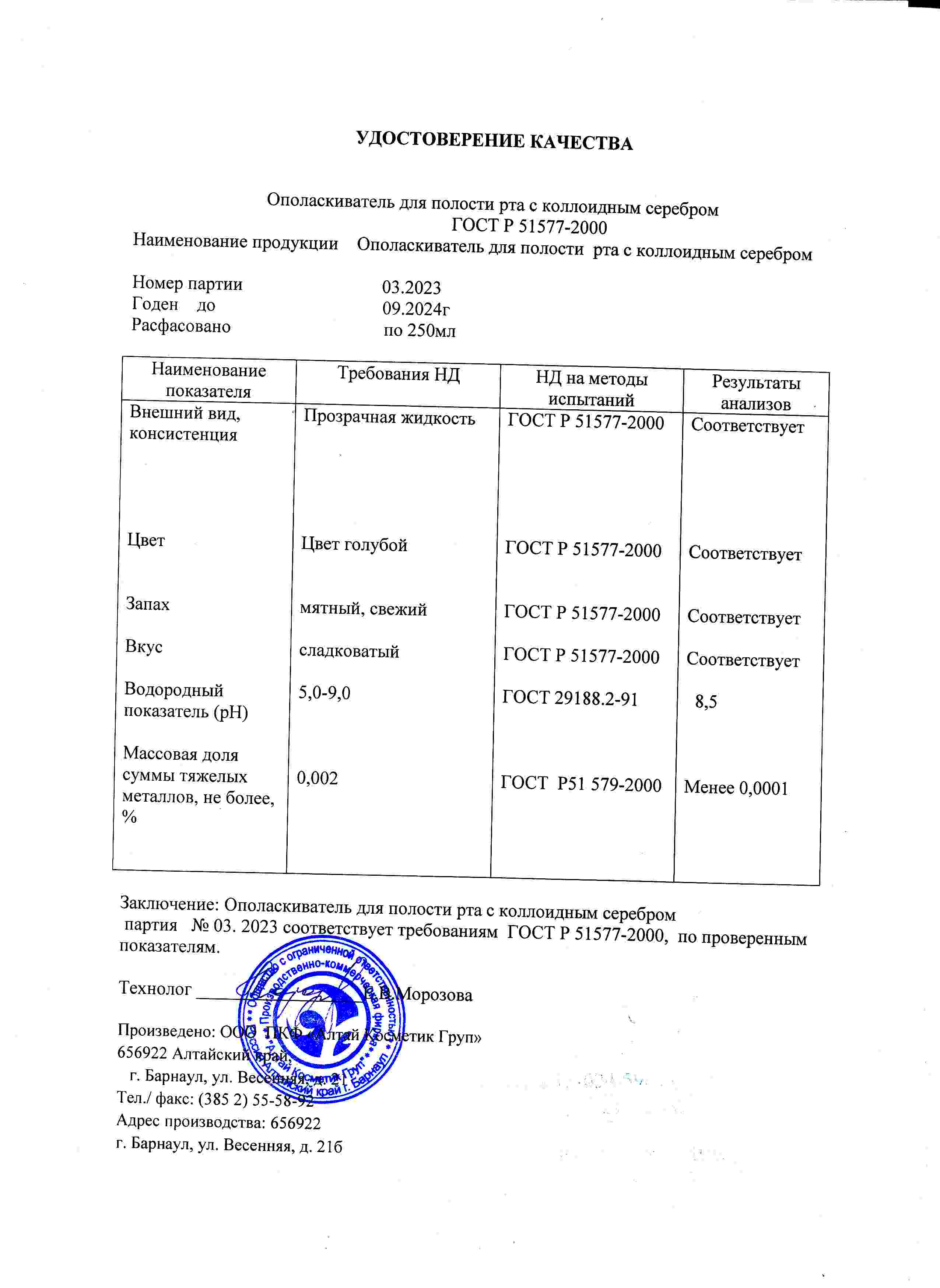 Паспорт №032023